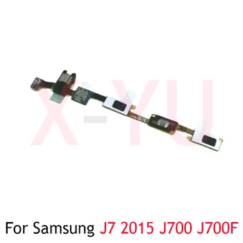 10 шт. Для Samsung Galaxy J5 2015 J500 J500F/J7 2015 J700 J700F Кнопка 