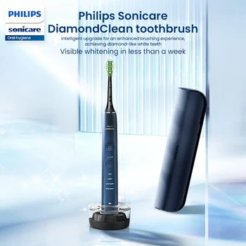 Philips GB HX9911 Алмазная щетка для взрослых со звуковой вибрацией Зубная щетка с тремя и четырьмя режимами работы 1 Ручка щетки 1 Головка щетки 1 Коробка