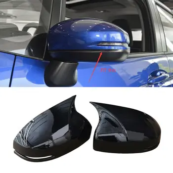 Для Honda Fit Jazz Shuttle City 2014-2018 Наклейка на боковое зеркало заднего вида автомобиля, крышка крыла, отделка корпуса внешней двери из углеродного волокна