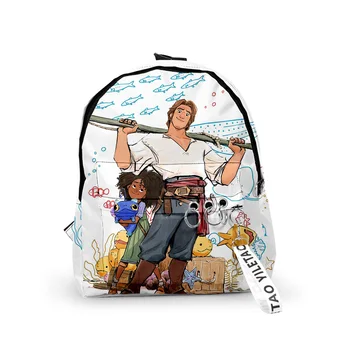 Креативная мода, рюкзаки sea beast, школьные сумки для мальчиков / девочек, брелки для ключей с 3D-принтом, Оксфордские водонепроницаемые Милые маленькие рюкзаки