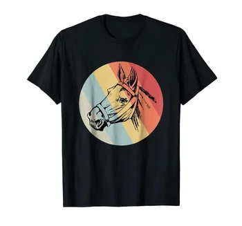 Мужская футболка в стиле ретро с лошадьми|подарочная футболка с коротким рукавом