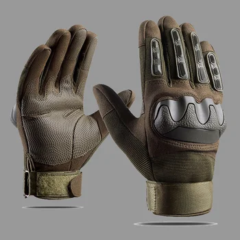 Перчатки с сенсорным экраном, тактические перчатки с полными пальцами, мужские военные перчатки для страйкбола, стрельбы на мотоцикле, пеших прогулок, охоты, велоспорта