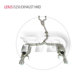 Производительность выхлопной системы HMD из нержавеющей стали Catback для LEXUS IS250 с автоматическим электронным клапаном глушителя