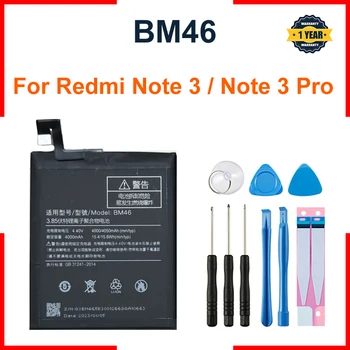 Новый аккумулятор BM46 большой емкости 4000 мАч для Xiaomi Redmi Note 3 note3 Pro/ Prime Запасные батареи для мобильных телефонов
